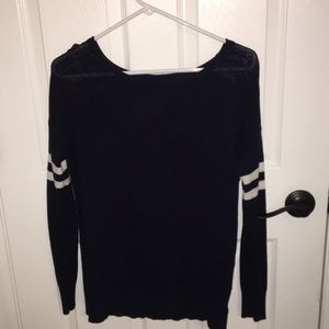 American Eagle Navy Varsity Sweater
